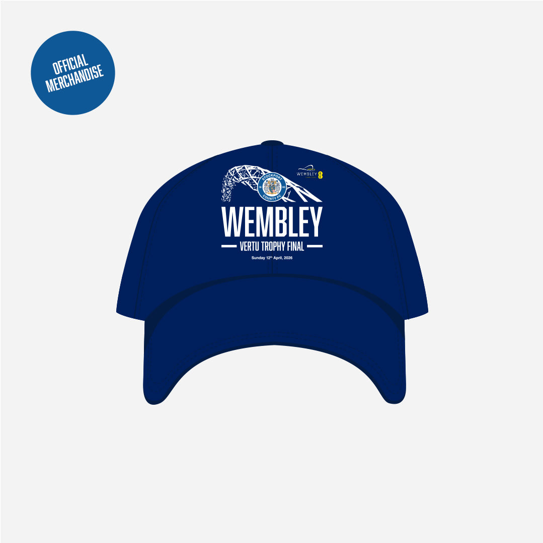 Stockport County "Vertu Trophy Final" Cap Navy Limited Edition