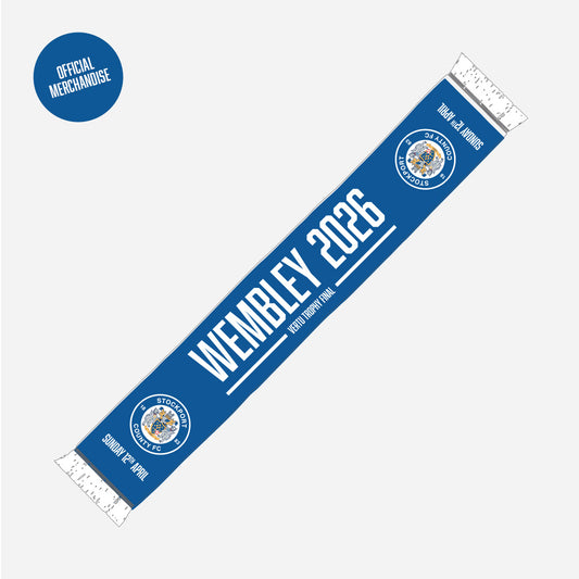 Stockport County Vertu Trophy Final Scarf 2026 Limited Edition