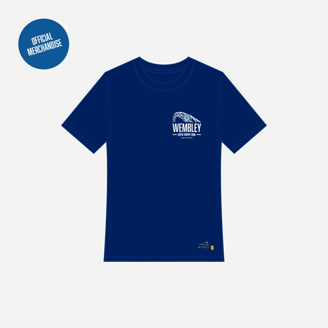 Stockport County "Vertu Final" Wembley Tee ANIMO ET FIDE 2026 LIMITED EDITION