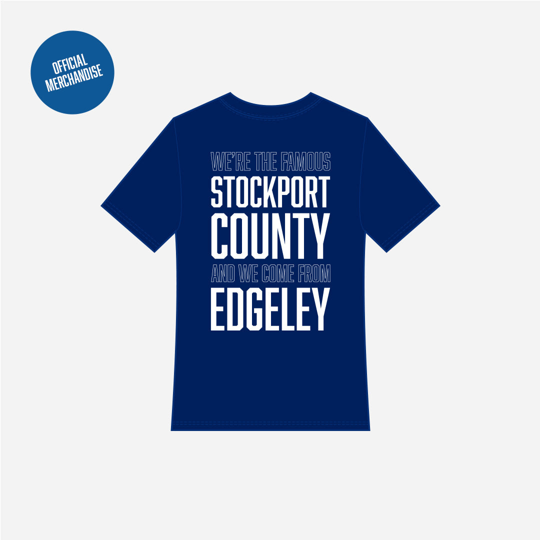 SCFC CREST Vertu Final Wembley Tee 'The Famous Stockport County' 2026