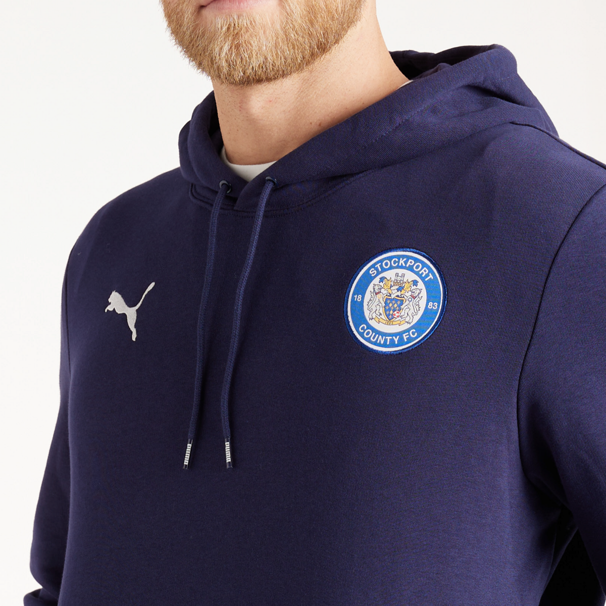 Hoodie Navy - Casual Wear | Stockport County Store